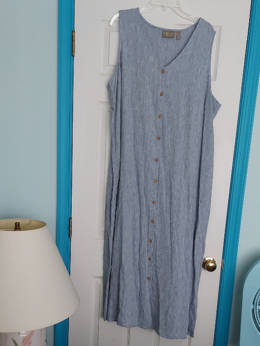 Denim & Co Naturals Sleevless Maxi Dress